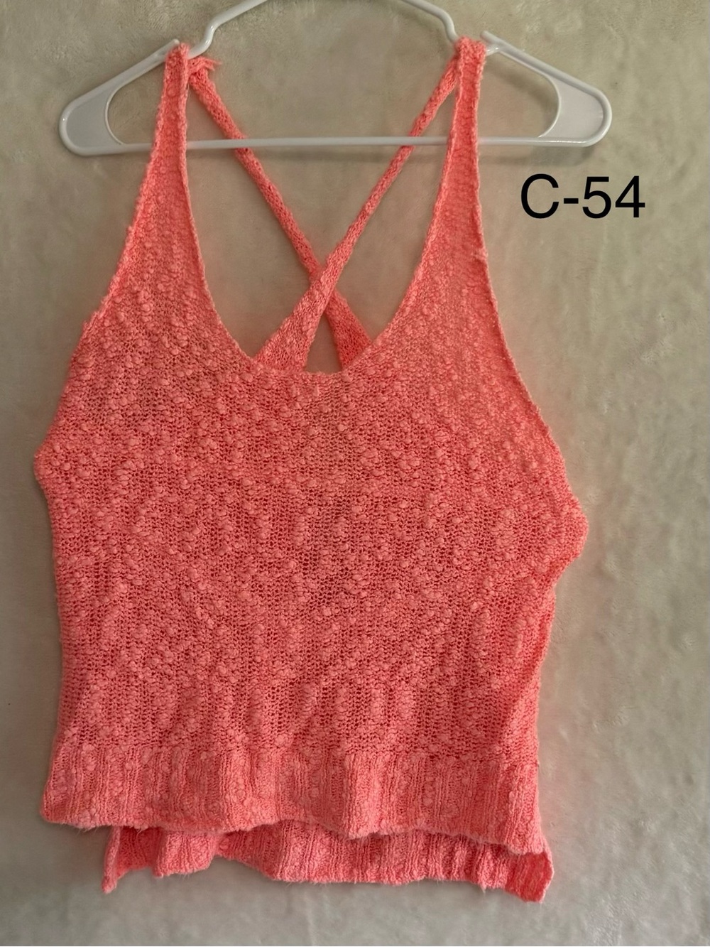 O'Neill Coral Knit Tank with Crisscross Straps
